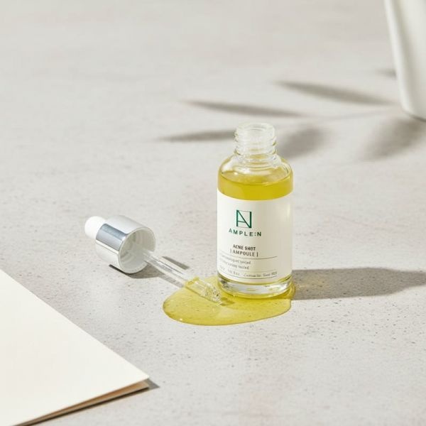 앰플엔 아크네샷 앰플 30ml 트러블 과잉피지 케어 여드름 진정 에센스