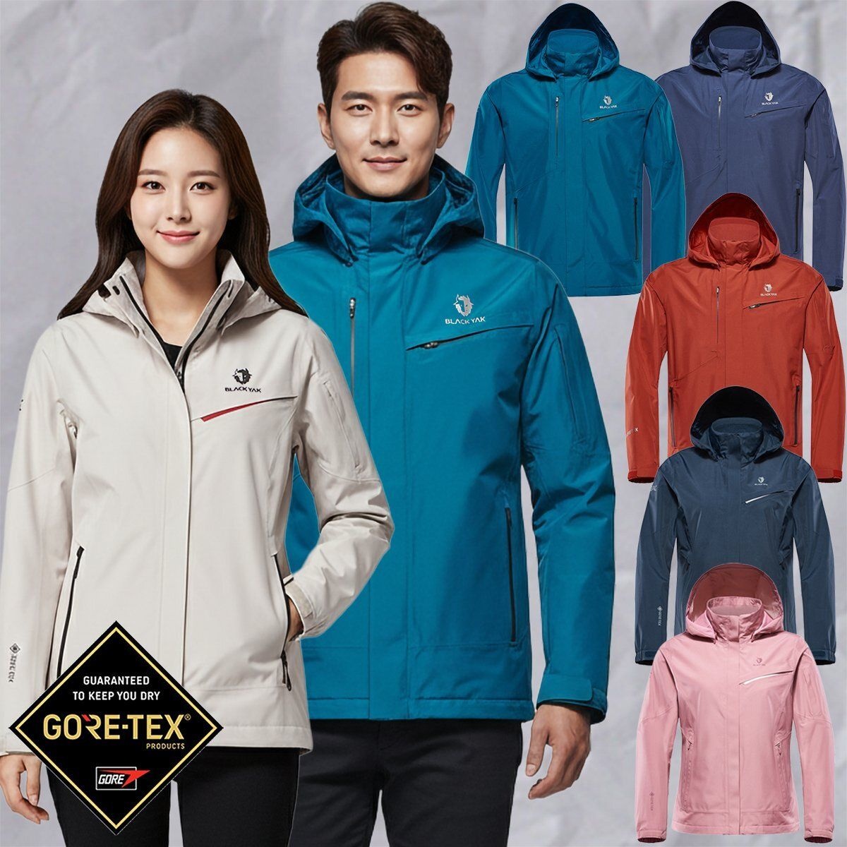 블랙야크 정상가 339000 남성여성 고어텍스 방수 바람막이 M마이삭알파GTX자켓 1BYGJF30013501