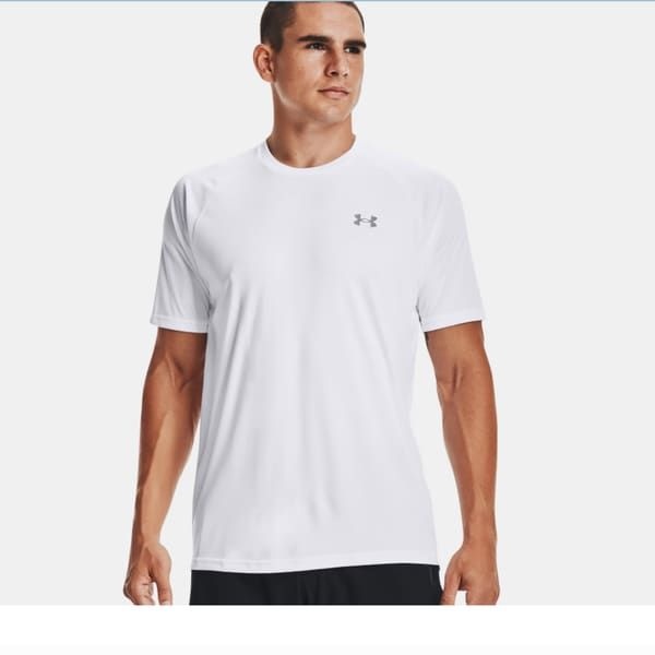 언더아머 UNDERARMOUR 1327965-100 화이트 남성 벨티 2 기능성 티셔츠 헬스 운동 353674