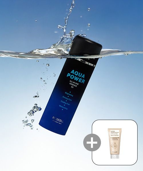 매장정품 RICOCELL 리코셀 퍼펙트 맨 아쿠아 파워 올인원 에센스 EX 2개+리코셀 병풀&약쑥 슈퍼 딥 클린 폼 클렌저 120