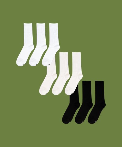 매장정품 IL-O-GONG-CHIL [6PACK] 1507 모노 트라우져 뱀부 삭스 _ 스노우 화이트/아이보리/블랙