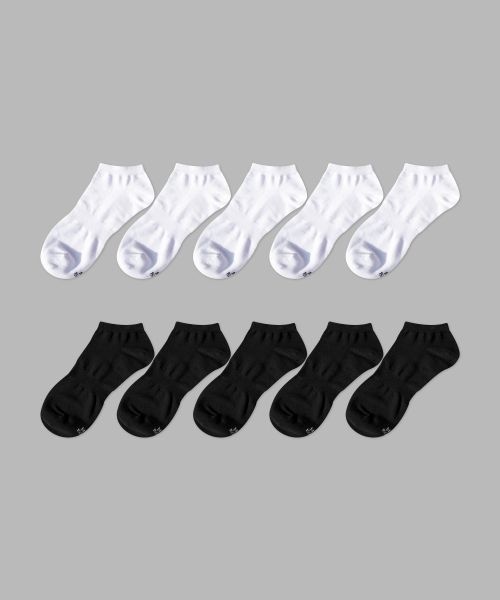 매장정품 IL-O-GONG-CHIL [10PACK] 1507 모노 트라우져 스니커즈 삭스 _ 스노우 화이트/블랙