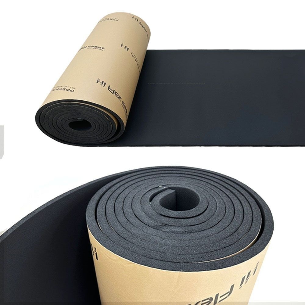 고무발포보온재 고무발포단열재 1M단가 점착용 9T 13T 고무발포 보온 재 단열 시트 점착용