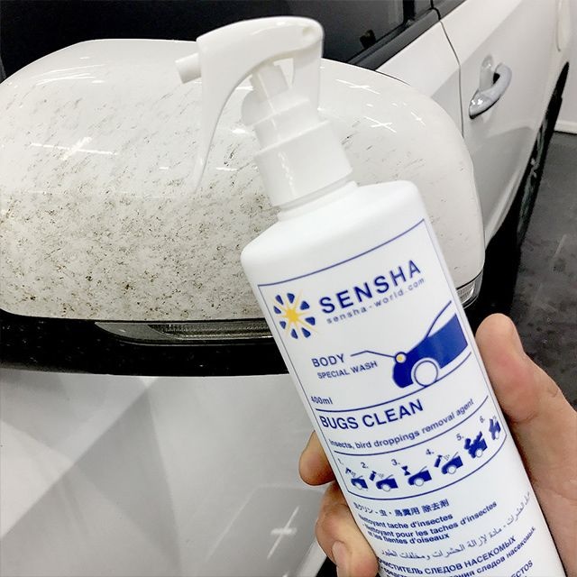 센샤 버그크리너 400ml 새똥 송진 벌레 제거제 벅스클린 제거