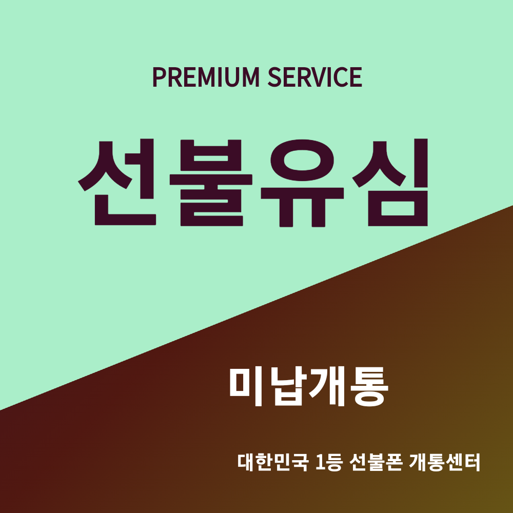 SK선불유심 알뜰폰 유심  선불폰 당일개통
