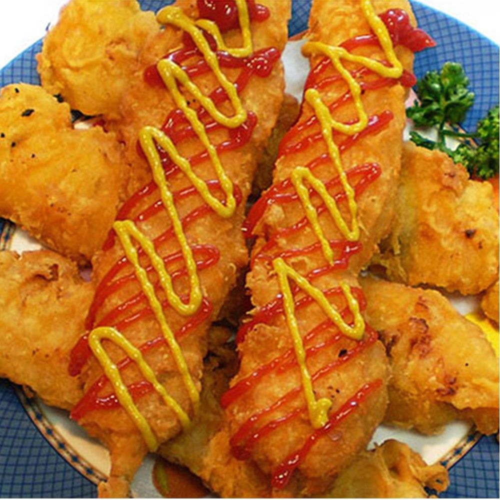 순살 치킨 후라이드 닭꼬치 1kgX10봉 100gX100개