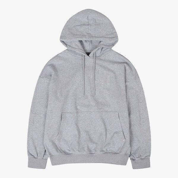 더데이걸즈 [더데이걸] [모다울산]힙해 별패치 스터드 후드티_TGMH26106_US