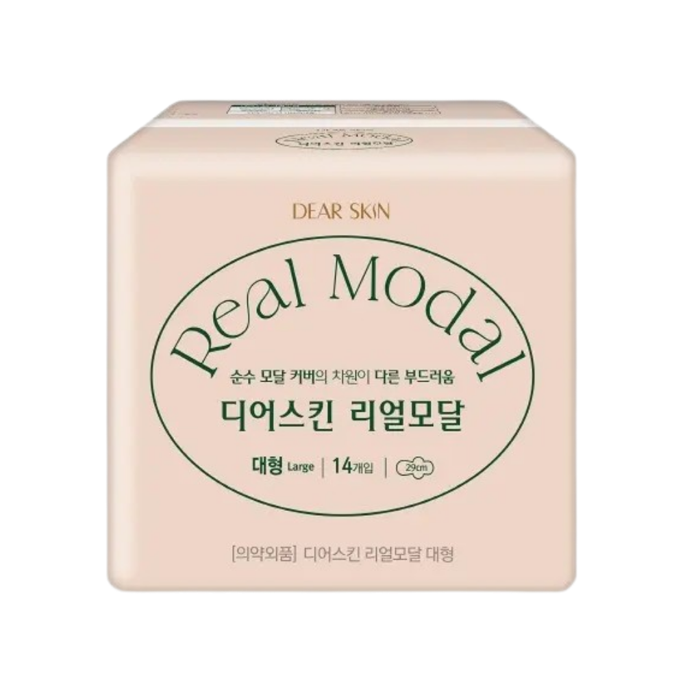 디어스킨 리얼모달 생리대 대형 14P