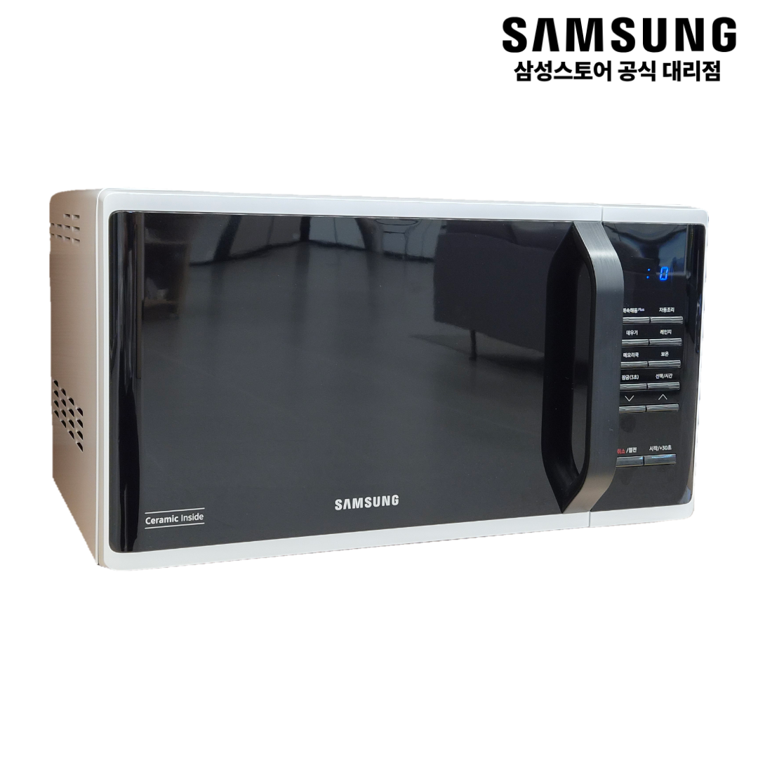 [온누리상품] 삼성전자 세라믹 전자레인지 23L 화이트 MS23C3513AW
