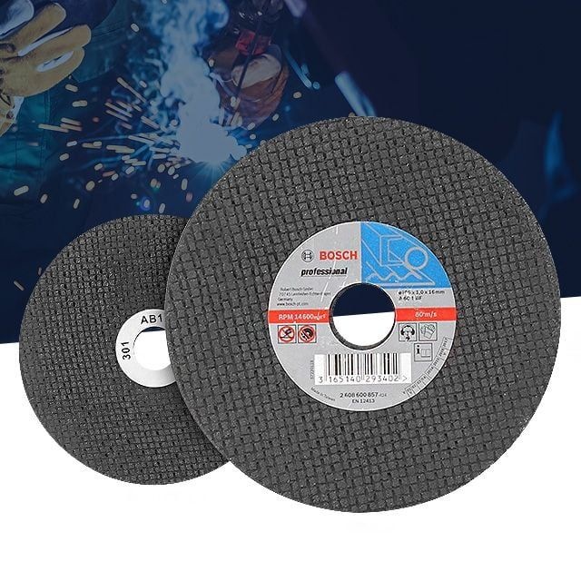 보쉬 절단석 105mm 연마석 10개 절단기날 그라인더날 컷팅기 사포날 절삭공구 핸드 5인치 4인치