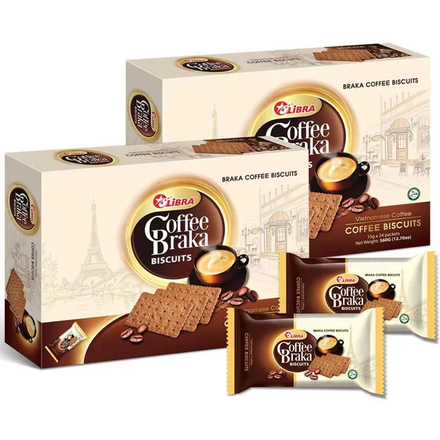 리브라 브라카 커피 비스켓 360g 2개