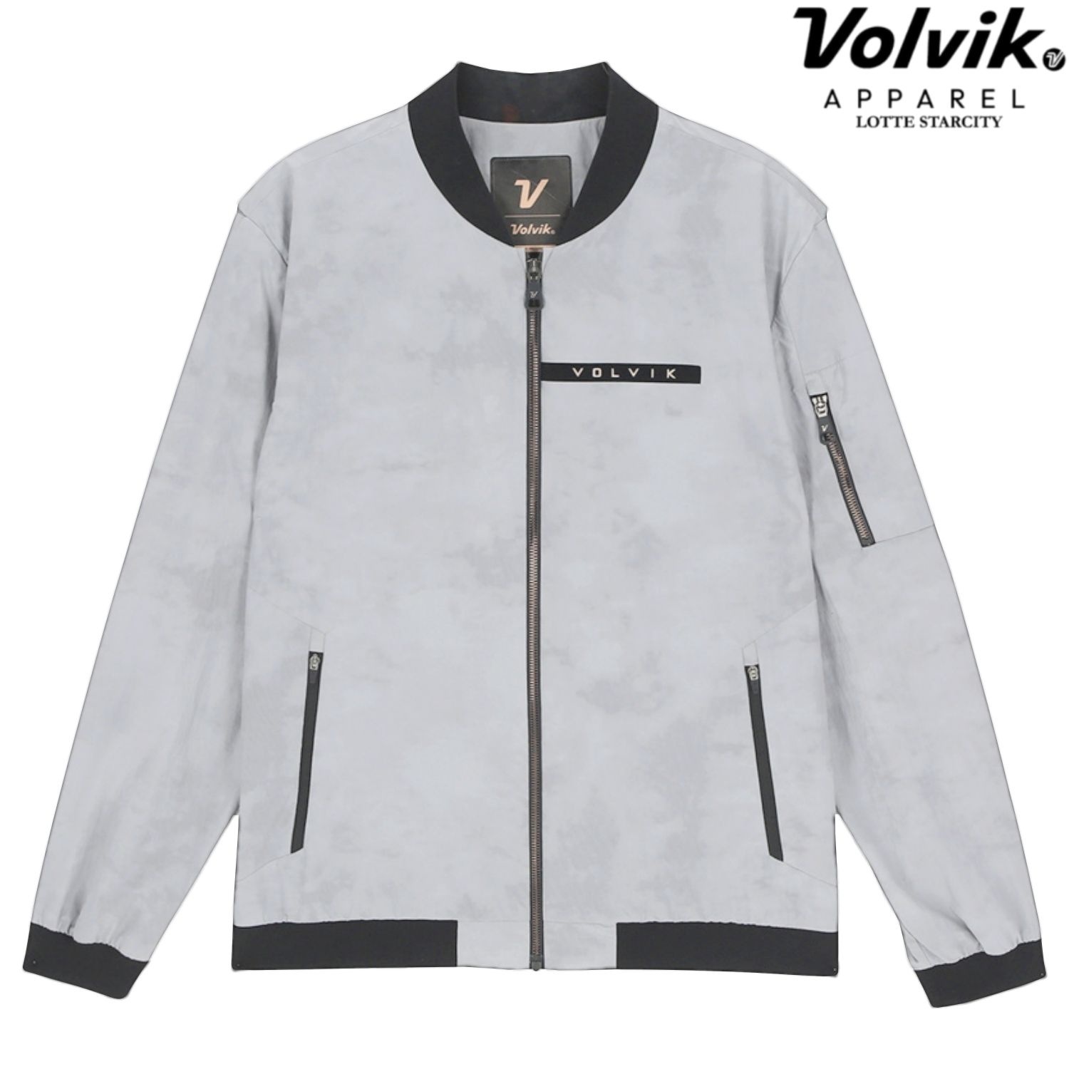 [롯데백화점] 볼빅 LAB 남성 시즌 패턴 부르종 점퍼 VMWBQ251_GR_KD LE1221087911