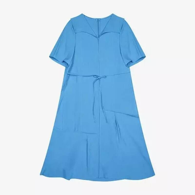 25SS 러 카라 언발 반팔 원피스 BKOAE2510BKO2510 930084