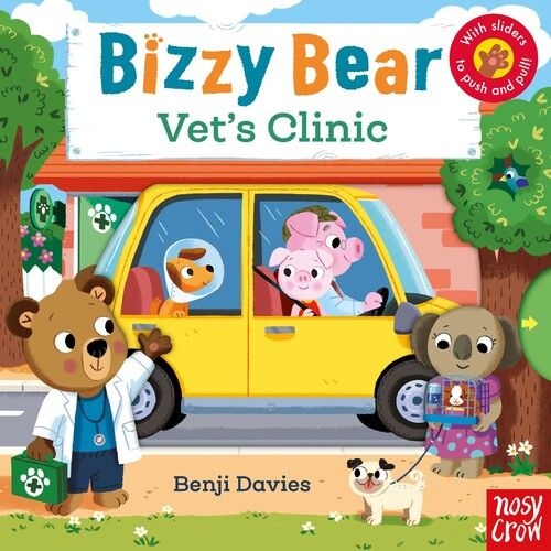 [웬디북]영문 영어 유아 도서 Bizzy Bear: Vet's Clinic QR음원 제공 Board book 영국판 With Sliders to Push and Pull! 1578057