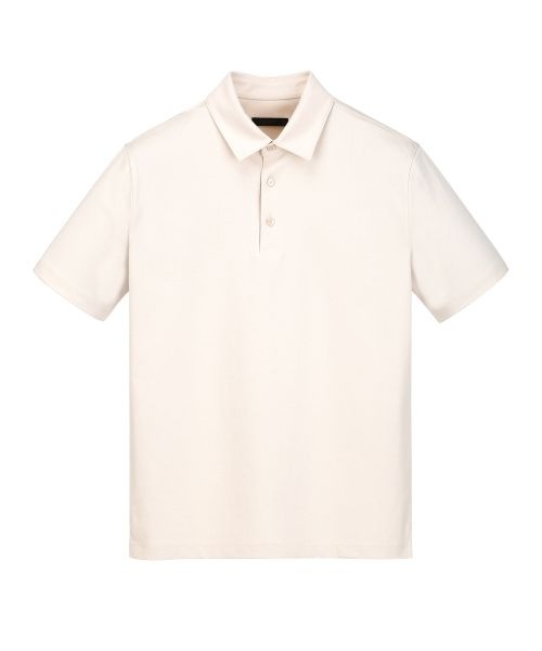 <매장정품> JILLSTUART 질스튜어트 NEWYORK MEN 시그니처 카라 티셔츠 - 라이트베이지(JNTS6B301I1) JNTS6B301I1 1241649