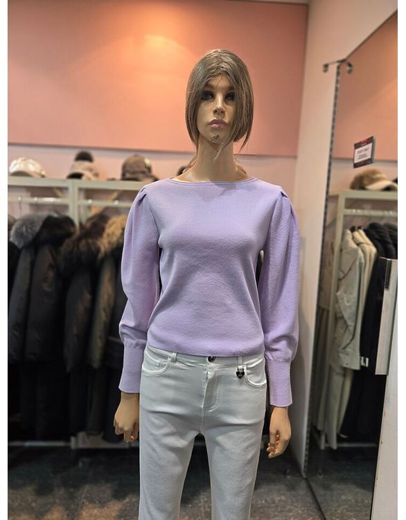 에고이스트 [백화점 정품] 에고이스트 여성니트 보트넥 볼륨소매니트 ER1EK-101