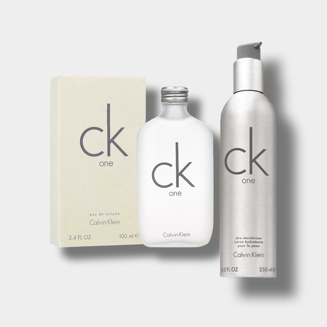 캘빈클라인 CK ONE 세트(EDT 200ml+스킨모이스처라이저 250ml) 시트러스플로럴 남녀공용