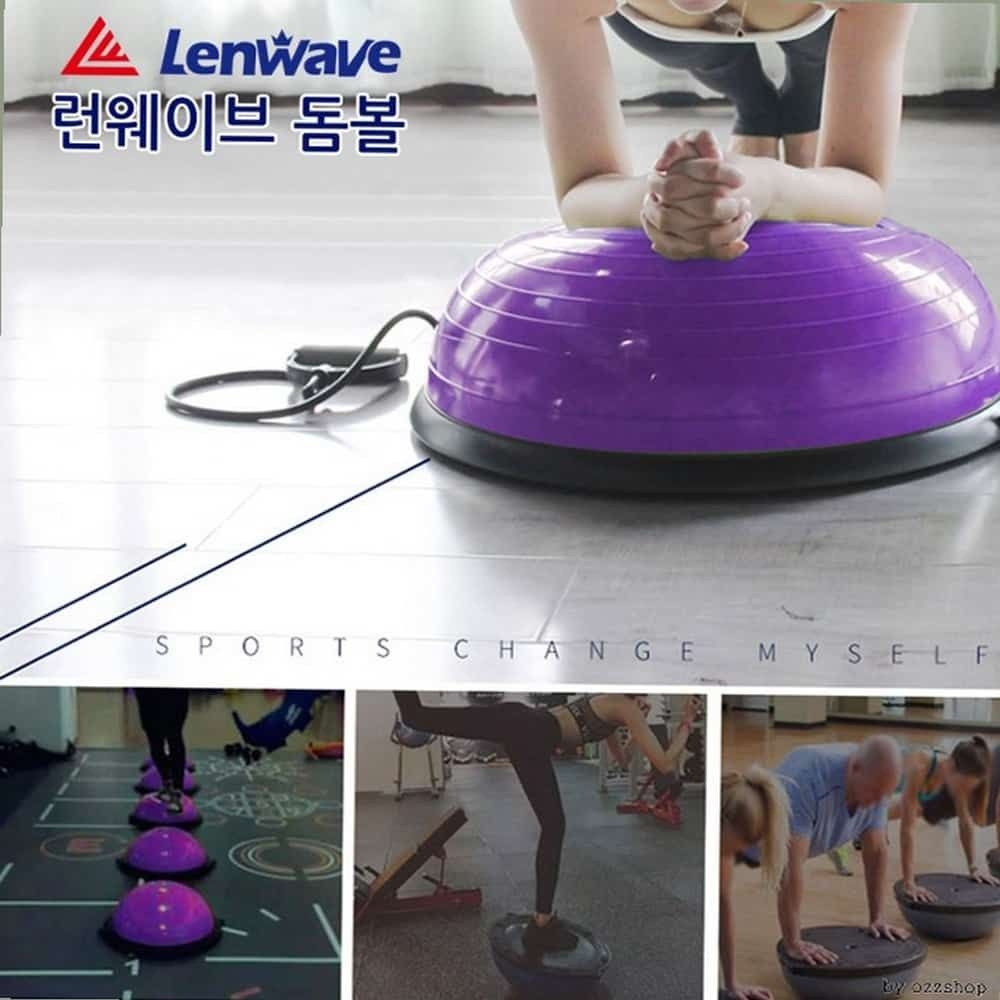 원삼안전  헬스 짐볼 운동 발란스 필수품 홈트레이닝 밸런스볼 고수볼 돔볼 (본품)