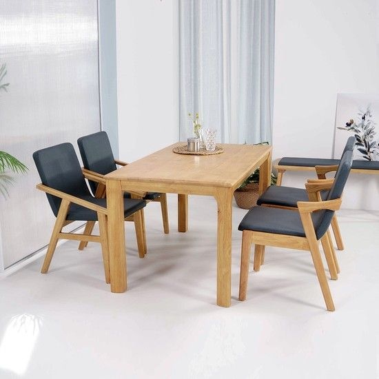 우아미가구oem 덴바 원목 4인 식탁 의자 세트 착불