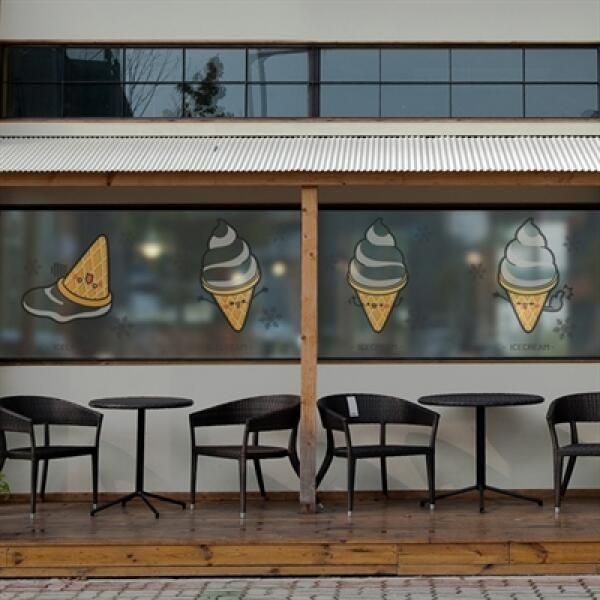 아트박스/낭만창고 dgho076-큐티 아이스크림-반투명시트지