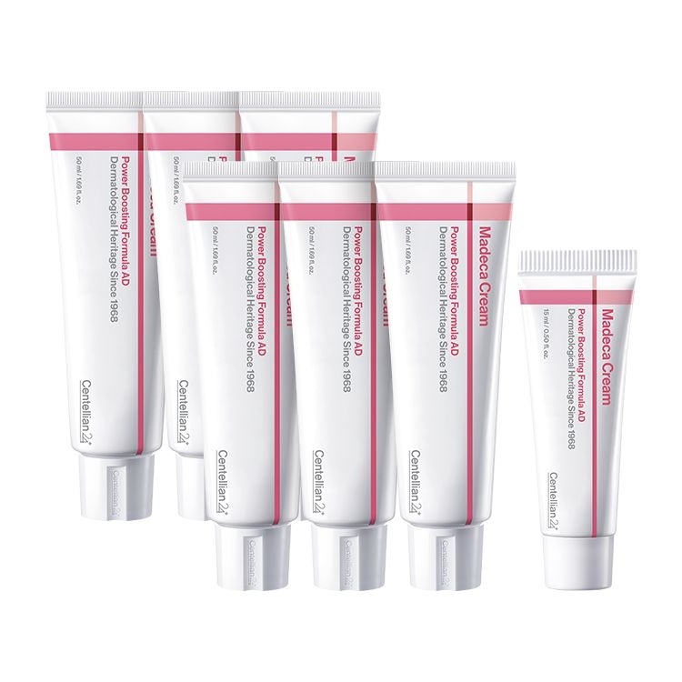 센텔리안24 [2,000P 리뷰적립] NEW 마데카크림 파워부스팅 포뮬러 AD 50ml 6개 + 15ml 1개