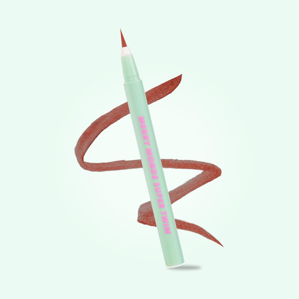 메리몽드 [정가: 13,000원] 메리몽드 슈퍼트임 펜 아이라이너 08 #로지트임