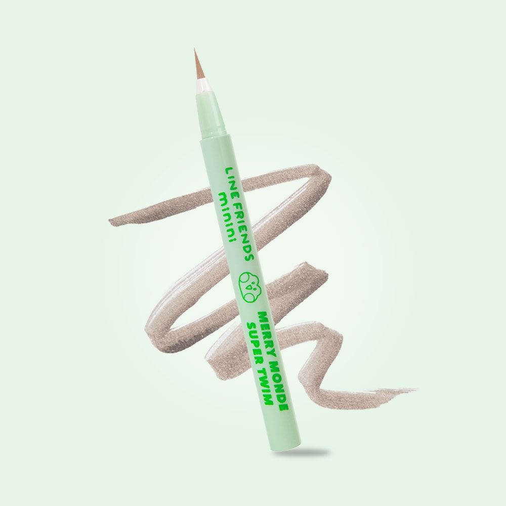 메리몽드 [정가: 13,000원] 메리몽드 슈퍼트임 라인캐릭터 펜 아이라이너 10 #웜라떼