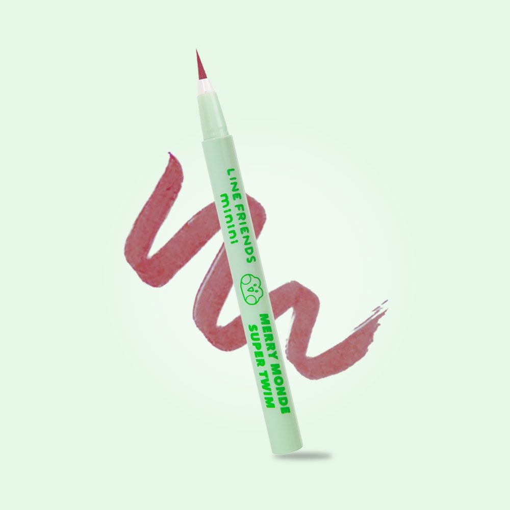 메리몽드 [정가: 13,000원] 메리몽드 슈퍼트임 라인캐릭터 펜 아이라이너 06 #모브트임