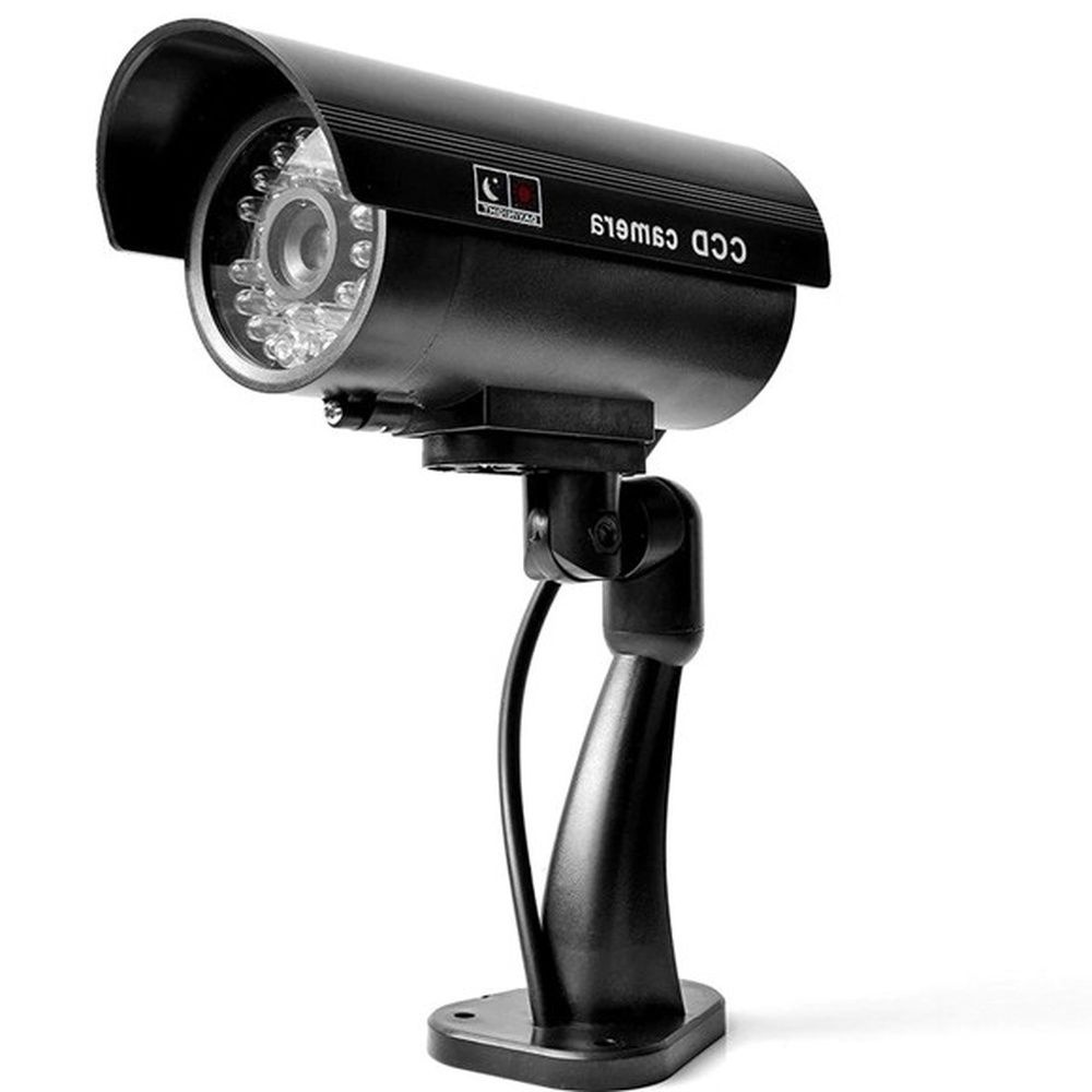 샬라라 협력사 샬라라 360도 회전형 LED 모형 CCTV 더미 감시 카메라 가정용 매장 보안용