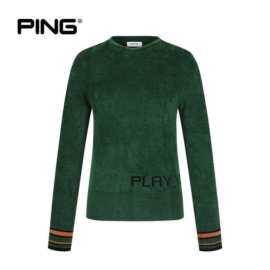 PING 여성 라인 배색 긴팔 니트 667799