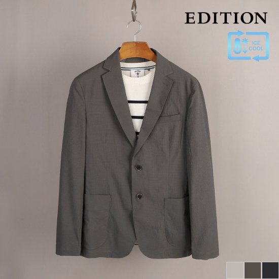 에디션 [에디션] 쿨링 데일리 싱글 자켓 NEC2KG1951 3135666