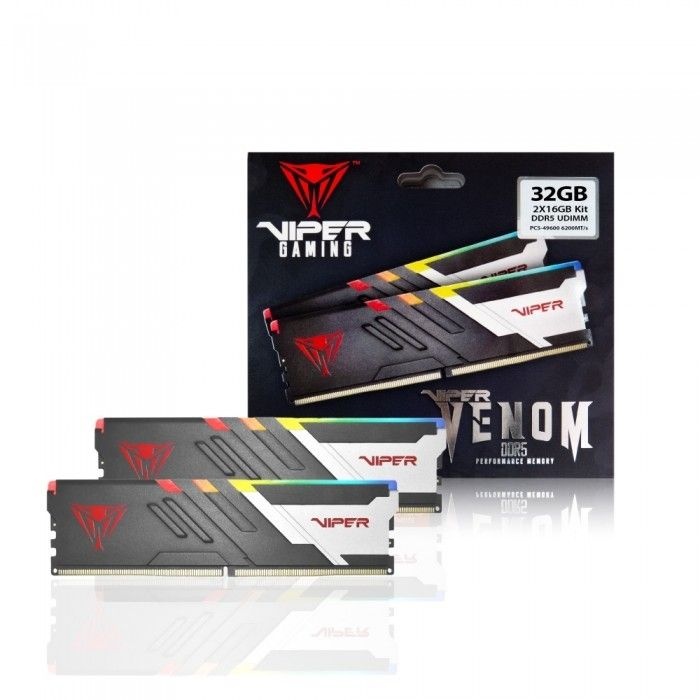 PATRIOT DDR5-6200 CL40 VIPER VENOM RGB 패키지 (32GB(16Gx2))