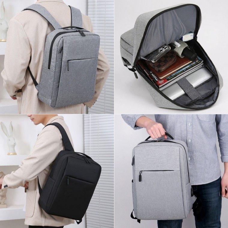스퀘어백팩 가방 남성 비즈니스 노트북 15인치 대학생 회사원 정장 슬림 캐주얼 베이직