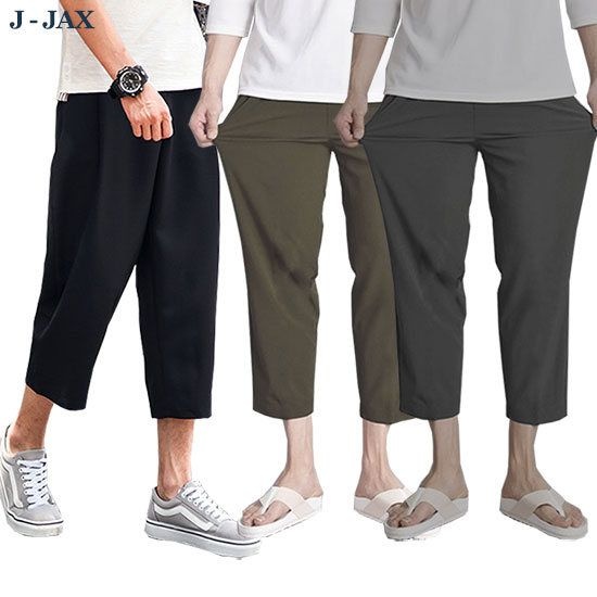 P802 8부 슬랙스 밴딩팬츠 3132383