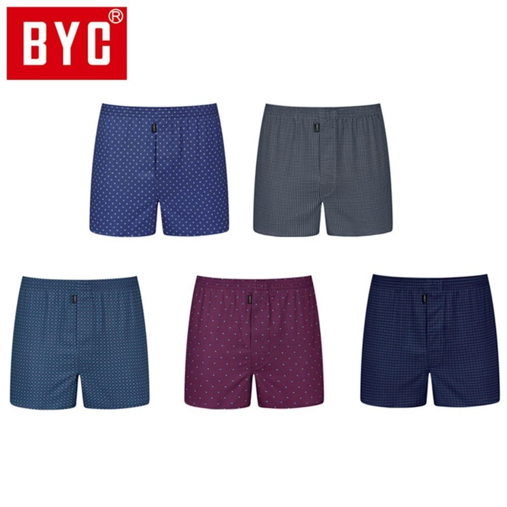 (당일발송) BYC 팬티세트 트렁크 남성 프리시티 5매입 DOLG5003