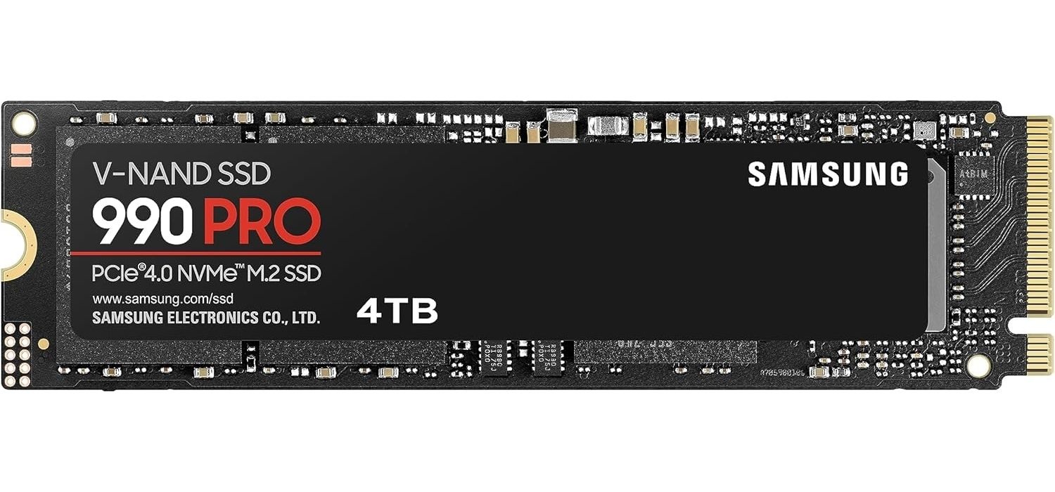 [해외] 삼성 990 프로 SSD 4TB PCIe 4.0 M.2 2280 내장형 SSD 관부가세포함