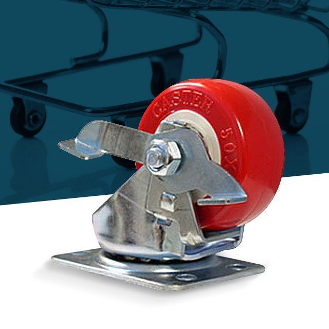 고정 운반구용바퀴 캐스터바퀴 회전브레이크