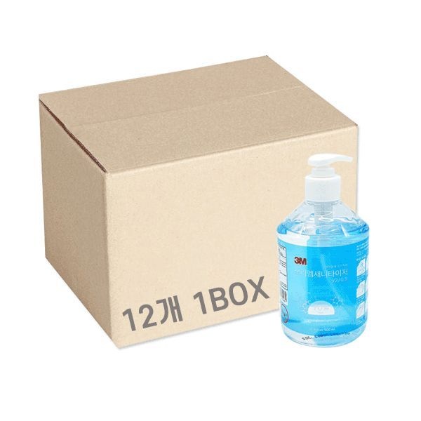 3M 새니타이저 9270 에탄올70% 손소독제 1박스 500ml x 12개