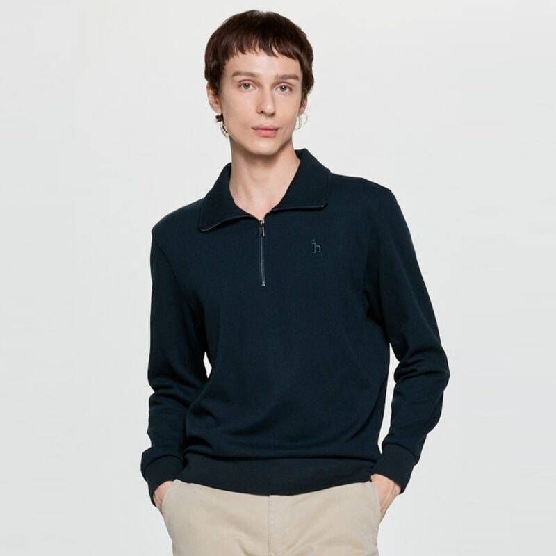 헤지스 <매장정품> HAZZYS 헤지스 [25FW][2컬러 택1] 남성 하프집업 맨투맨티셔츠 HZTS5D404 1273649