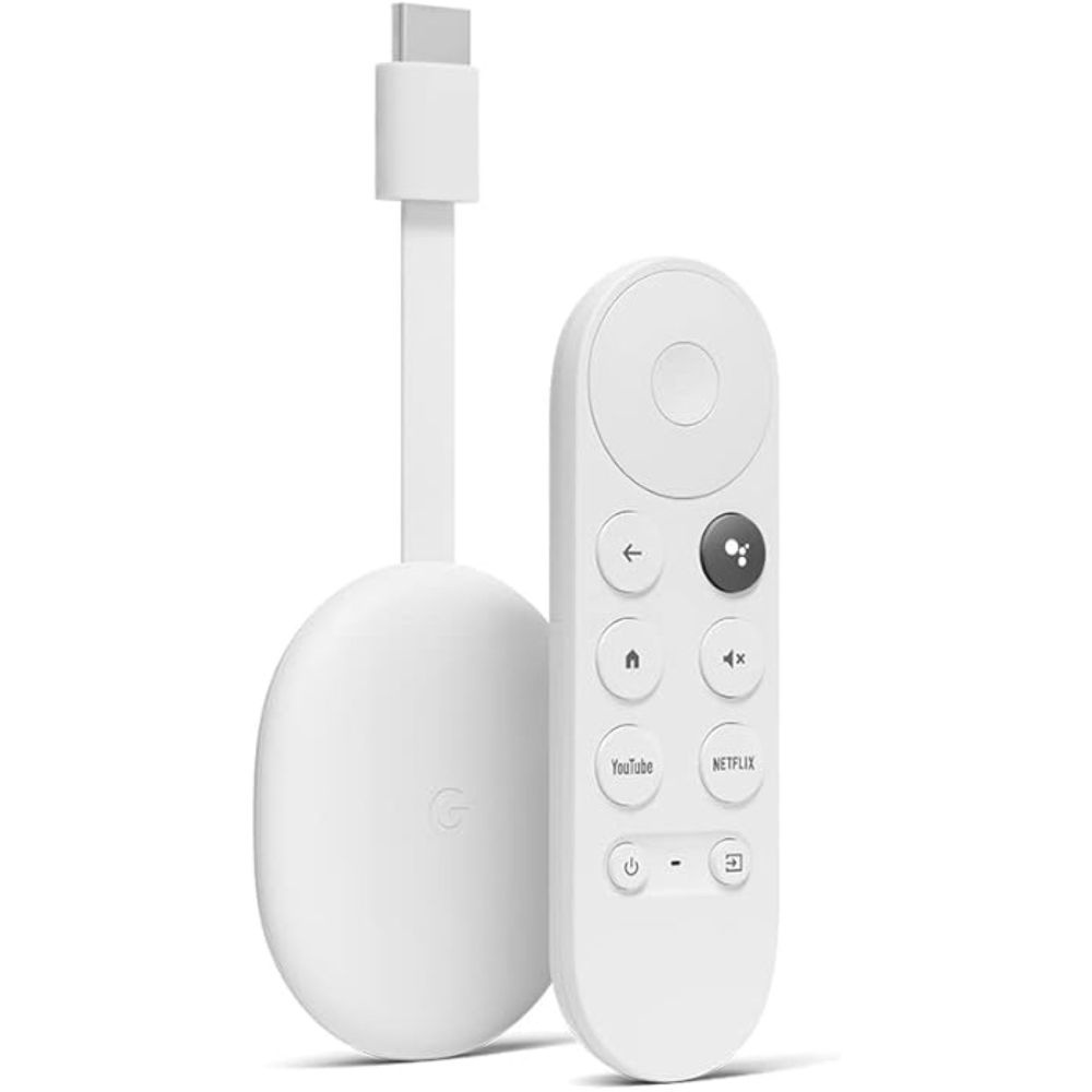 [해외] 구글 Chromecast with Google TV 4K GA01919-JP 스노우 리모컨