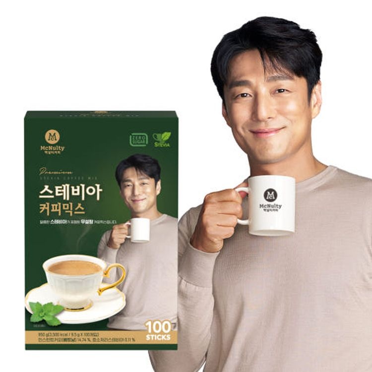 [온누리7%혜택]맥널티 스테비아 커피믹스 100개입