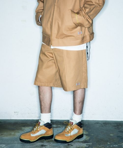 [매장정품] 디키즈 X 마스터마인드 워크쇼츠 CAMEL DK0A8CBBCF2