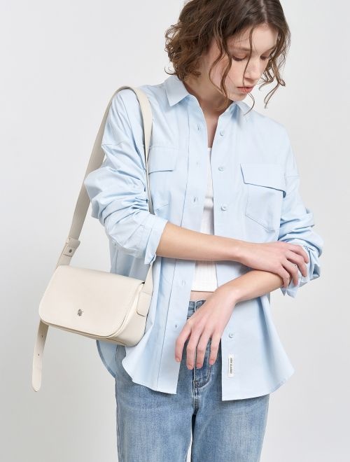 GENERALIDEA 브랜드정품 제너럴아이디어 GENERALIDEA 루즈핏 포켓 코튼 셔츠 [SKY BLUE] WBE1L03503 108263