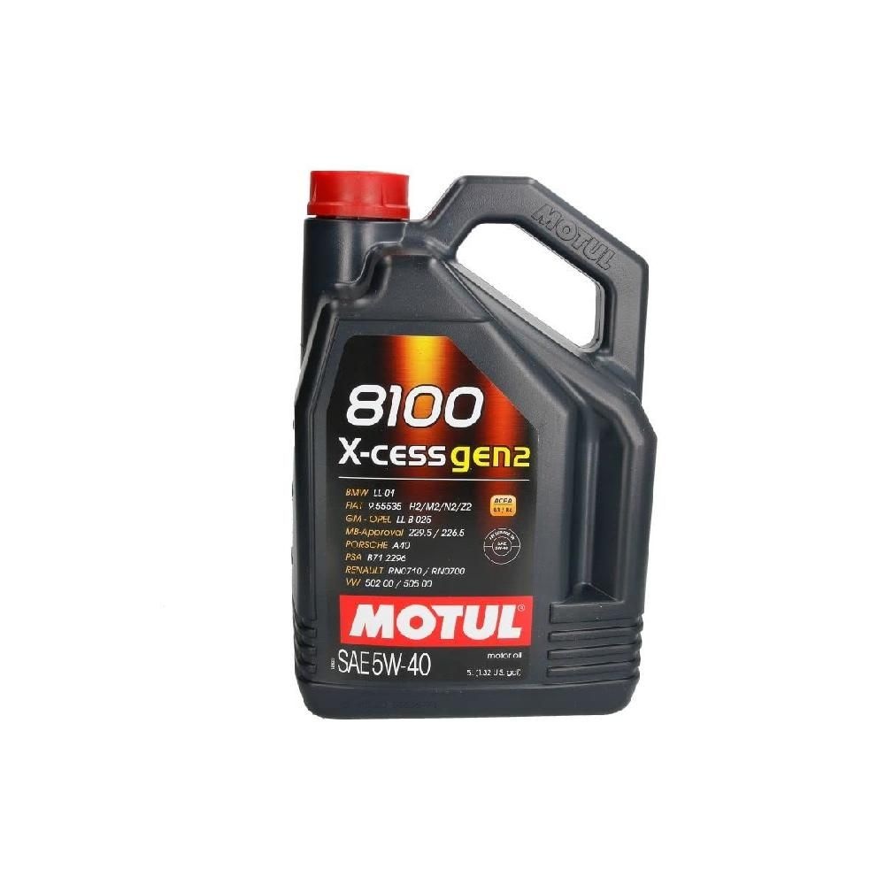 [해외] Motul 109776 8100 X-Cess Gen2 5W-40 모터 오일 5리터