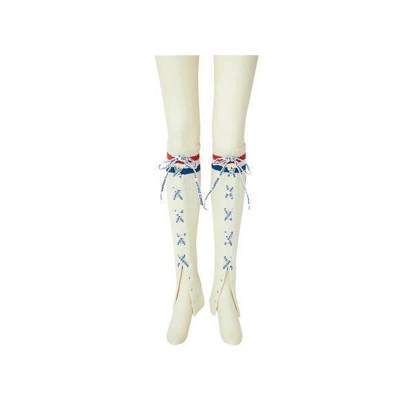 히스테릭글래머 [해외] 히스테릭글래머 VOTED 별주 여성 레그 워머 HYSTERIC LOVE 자수 니트 2컬러