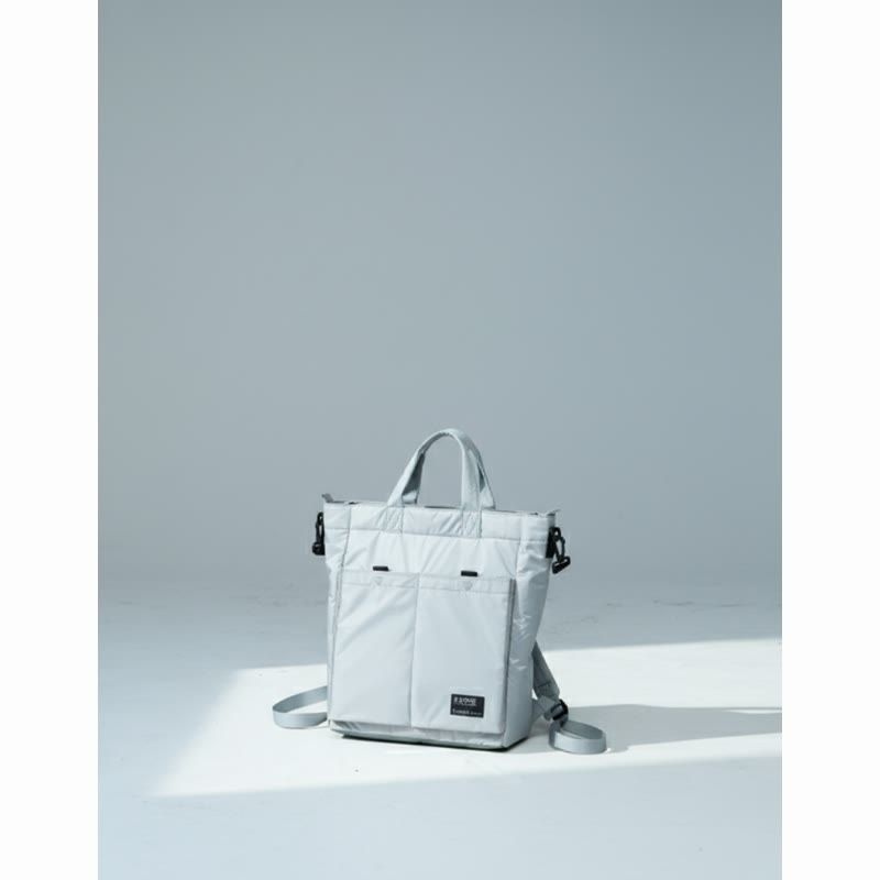 OVERLAB UPCYCLE 오버랩 OVERLAB 업사이클링 패러 에어 토트백 OVPR 111 그레이