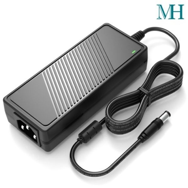 UnKnown 명호전자 아답터, 100~240V 12V 10A 해외인증,수출용 내경2.1~2.5mm 외경5.5mm 전원케이블 미포함 비닐포장