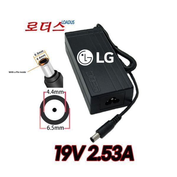 LG전자 LG 43SP520M 43SP520M-PM 34WL50S-B 전용 19V 2.53A 국산 /보호회로/KC안전인증