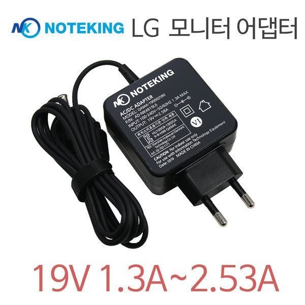 LG 27MK400H 40MB27HM 모니터 TV 어댑터 19V 충전기