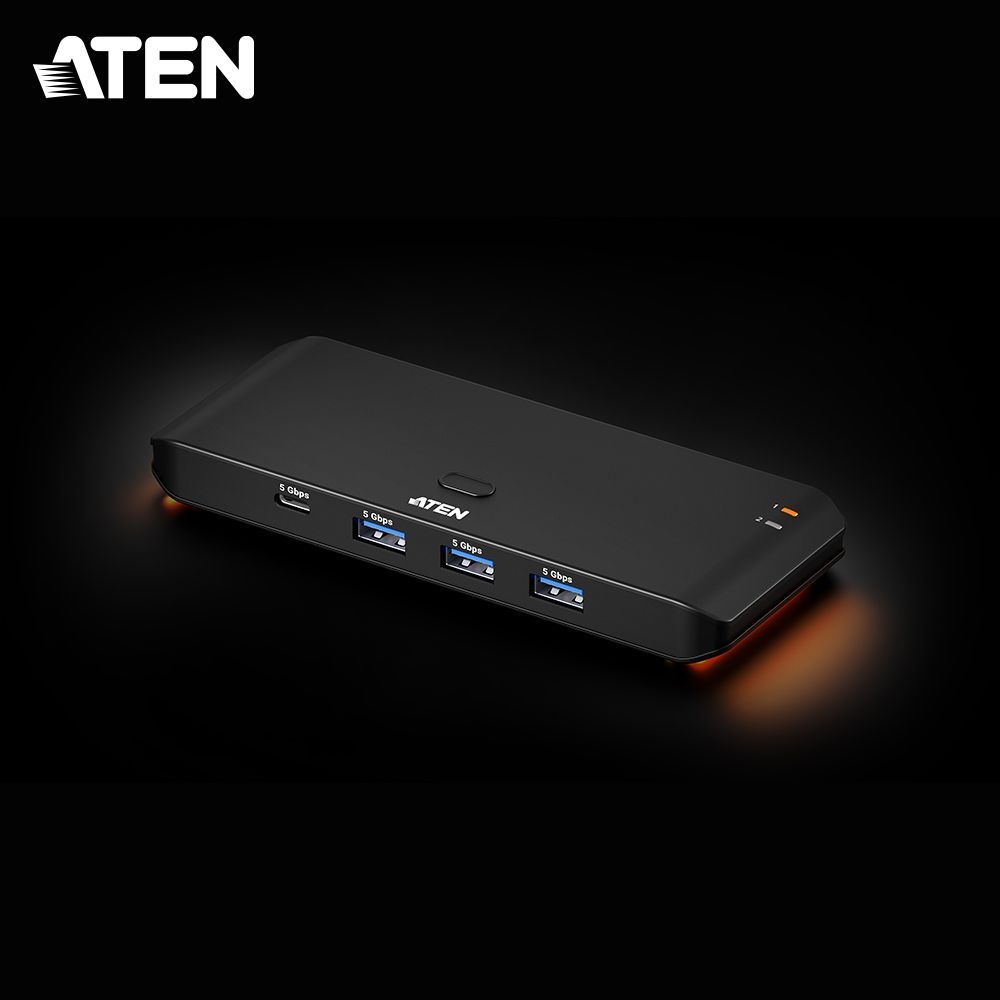 에이텐 US4324 2포트 USB 3.1 공유 스위치 2x4